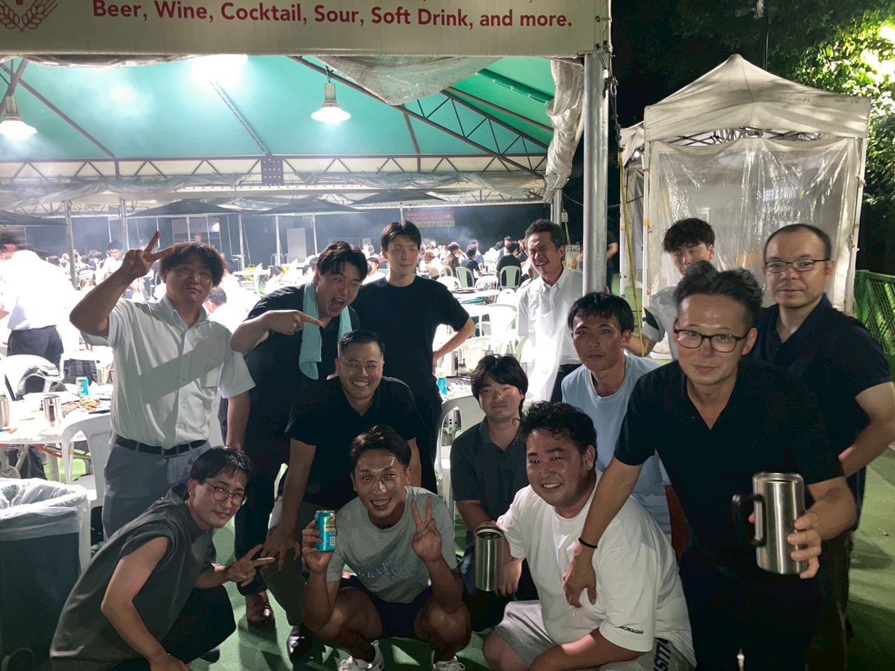 真夏の夜はビアガーデン!